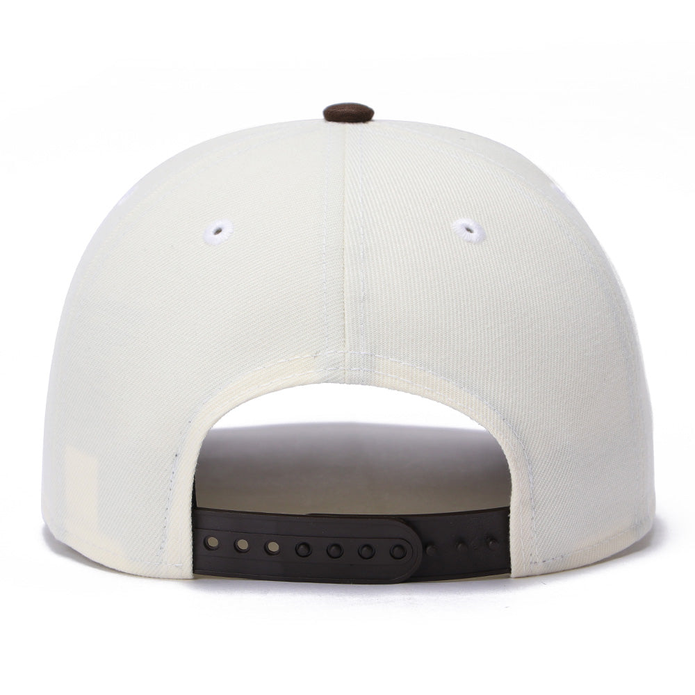 New Era Los Angeles Dodgers Upside Down Walnut 9FORTY A-Frame Snapback Cap