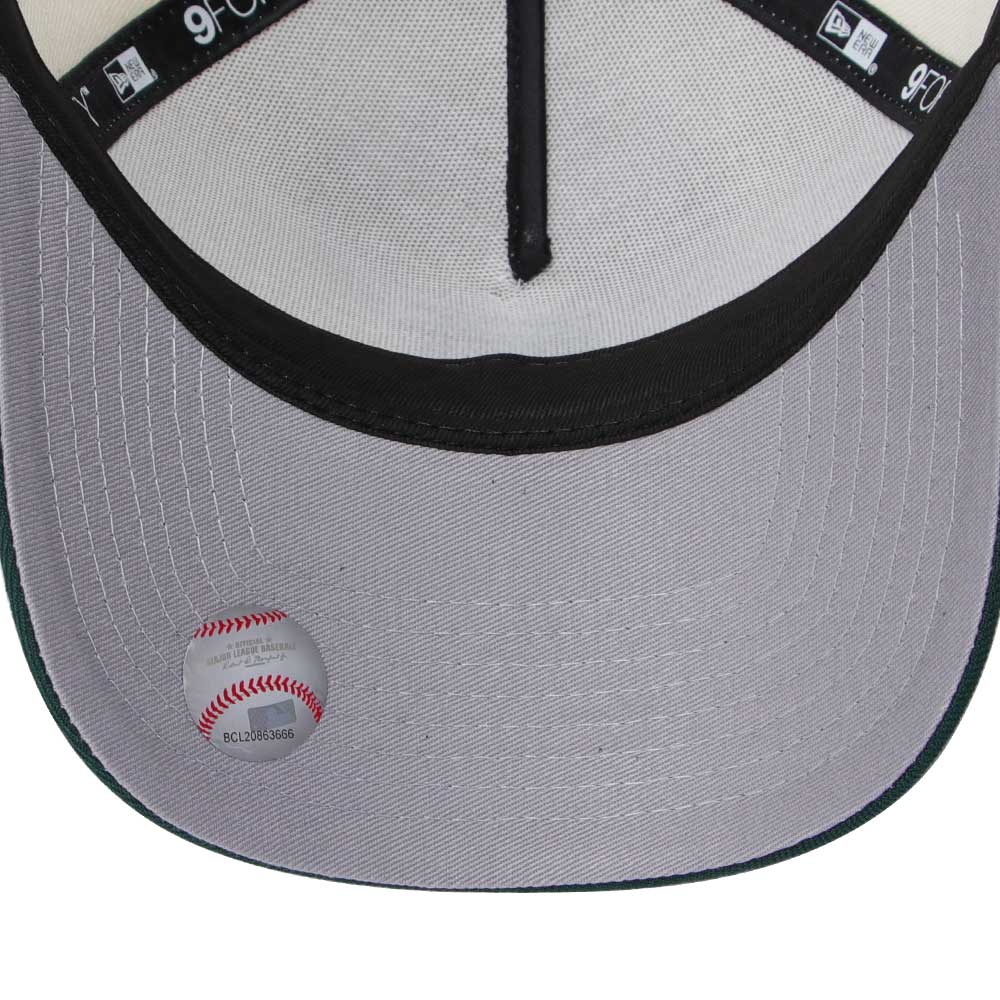 New Era Los Angeles Dodgers Upside Down Dark Green 9FORTY A-Frame Snapback Cap