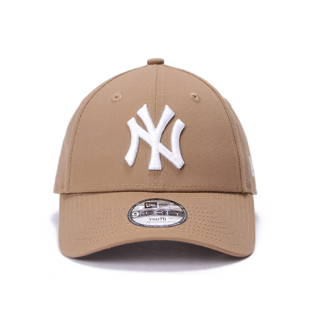 New Era New York Yankees Kids Khaki 9FORTY Youth Adjustable Cap
