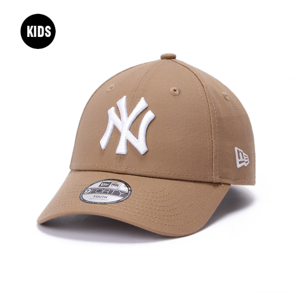 New Era New York Yankees Kids Khaki 9FORTY Youth Adjustable Cap