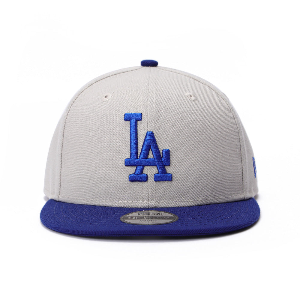 New Era Los Angeles Dodgers Essential Stone Blue 9FIFTY Youth Snapback Cap