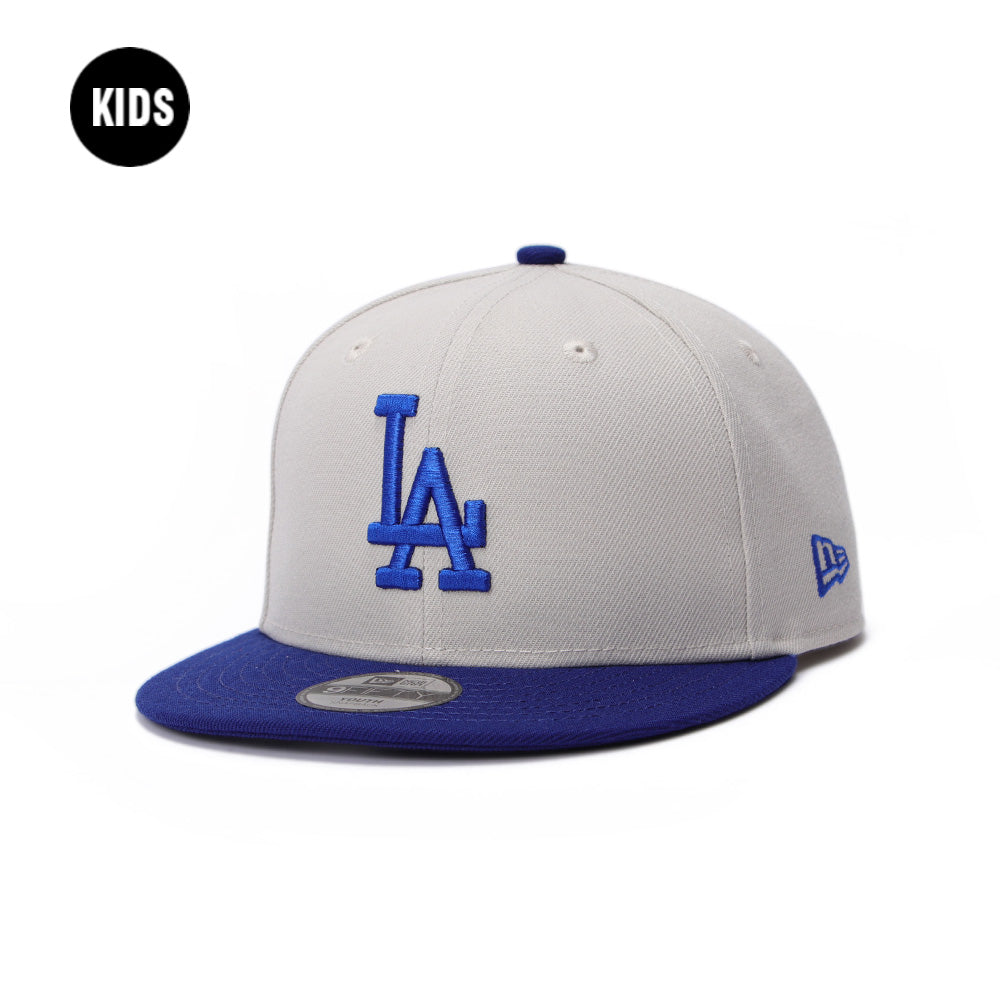 New Era Los Angeles Dodgers Essential Stone Blue 9FIFTY Youth Snapback Cap