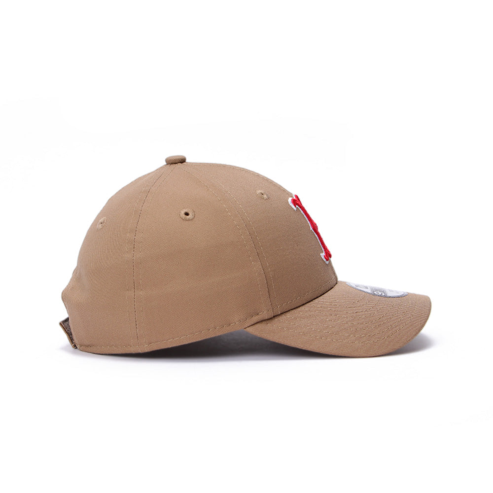 New Era Boston Red Sox Kids Khaki 9FORTY Youth Adjustable Cap