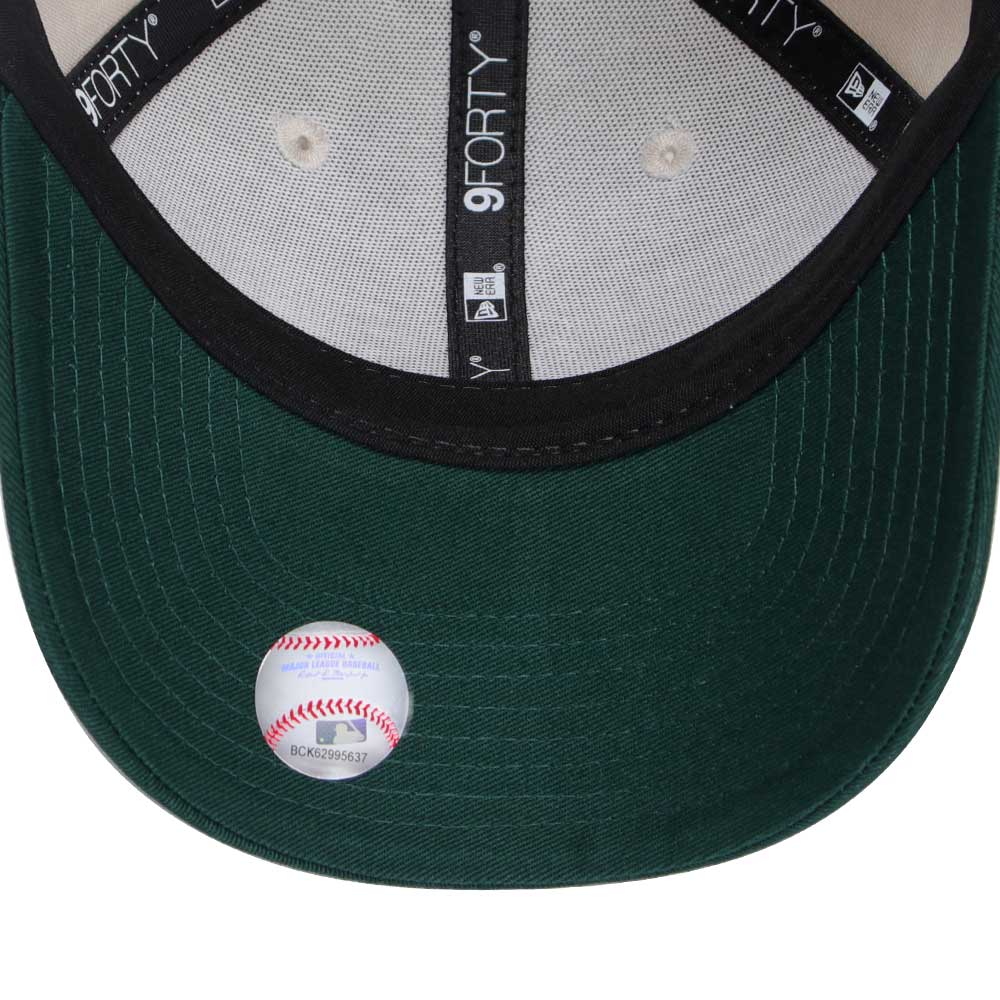 New Era Oakland Athletics Stone Dark Green Youth 9FORTY Adjustable Cap
