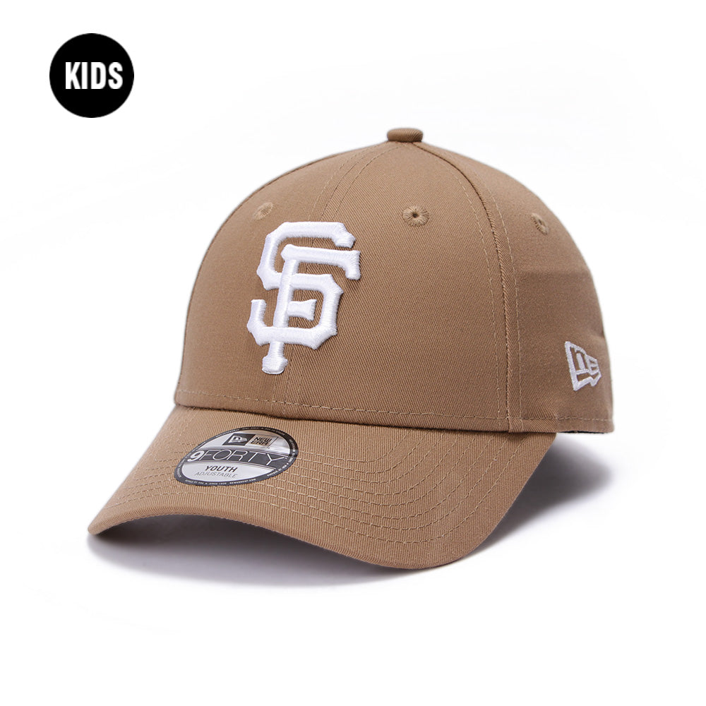 New Era San Francisco Giants Kids Khaki 9FORTY Youth Adjustable Cap