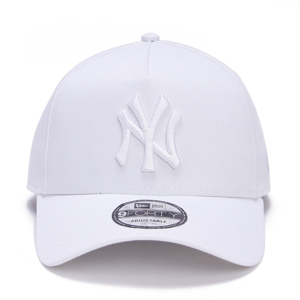 New Era New York Yankees Optic White 9FORTY A-Frame Snapback Cap