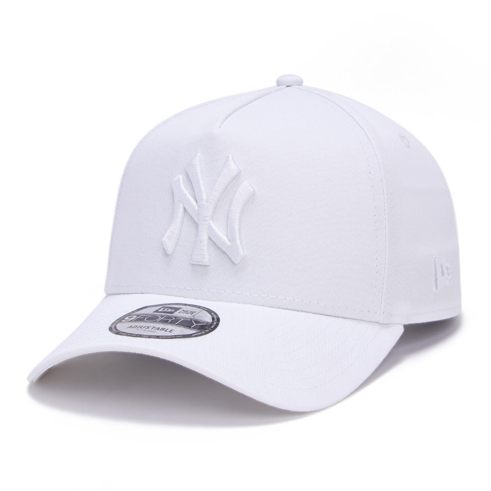 New Era New York Yankees Optic White 9FORTY A-Frame Snapback Cap