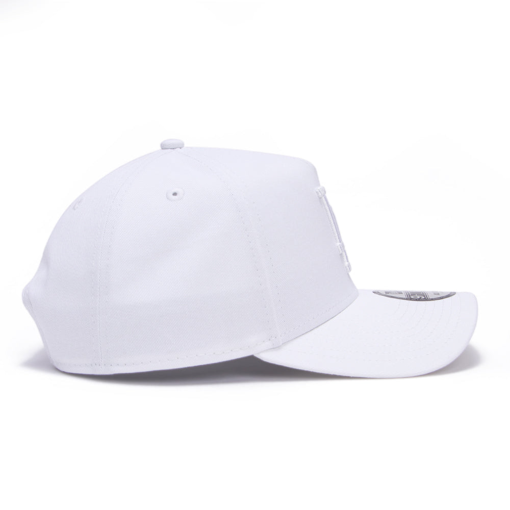 New Era Los Angeles Dodgers Optic White 9FORTY A-Frame Snapback Cap