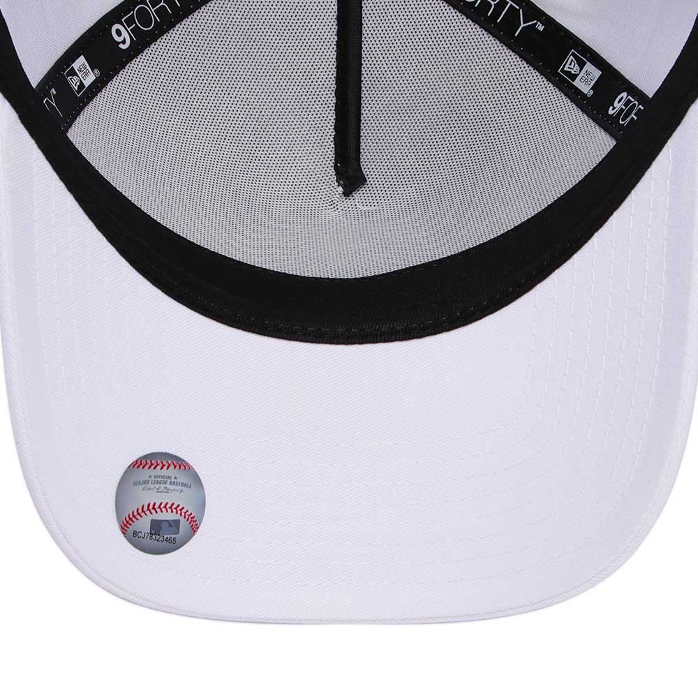 New Era Chicago White Sox Optic White 9FORTY A-Frame Snapback Cap