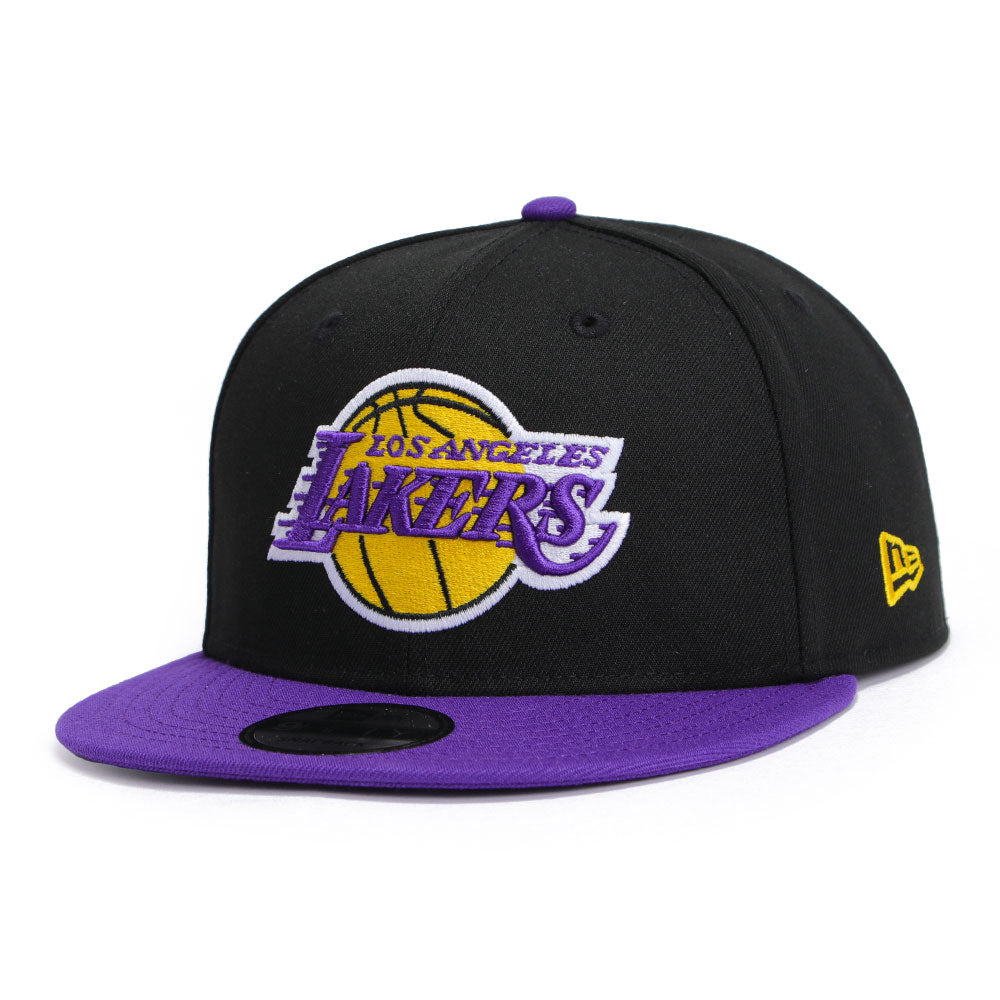 New Era Los Angeles Lakers OTC Black Purple 9FIFTY Snapback Cap