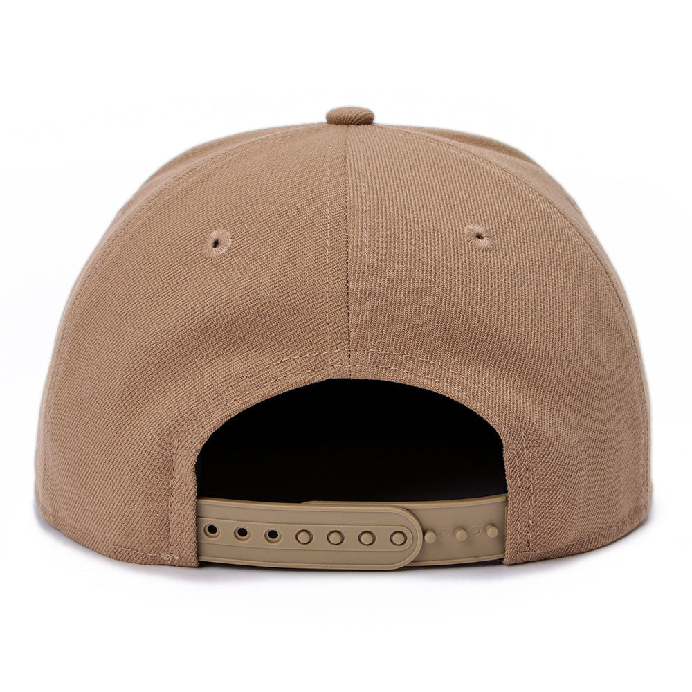 New Era Script Khaki 9FIFTY Snapback Cap