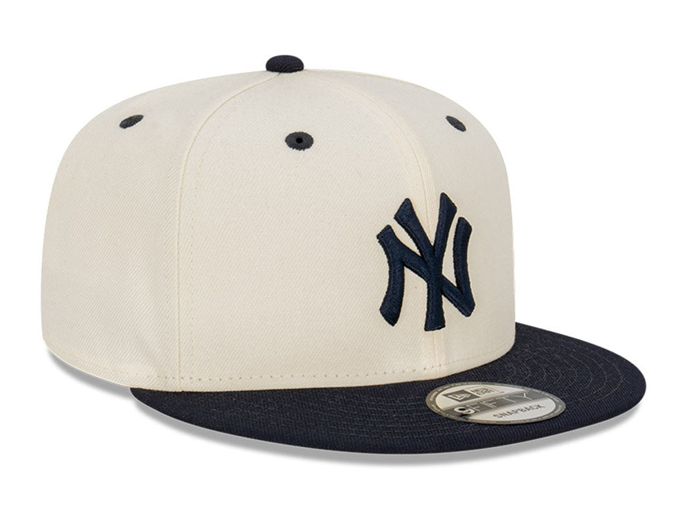 New York Yankees Two Tone Chrome White 9FIFTY Adjustable Cap