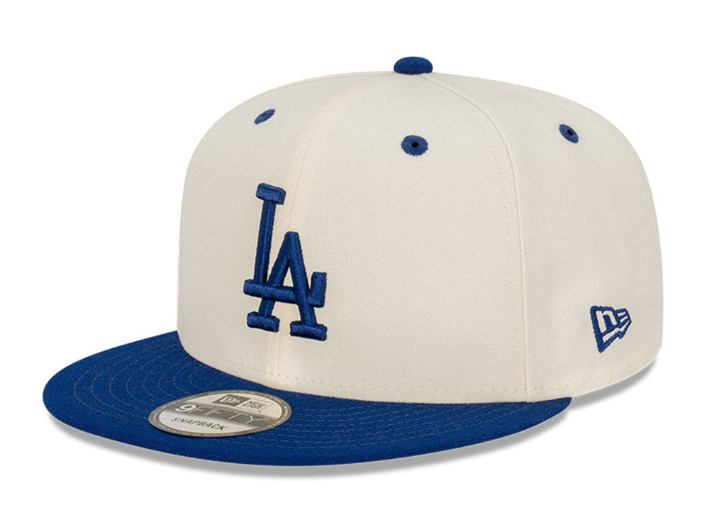 Los Angeles Dodgers MLB Two Tone Chrome White 9FIFTY Adjustable Cap