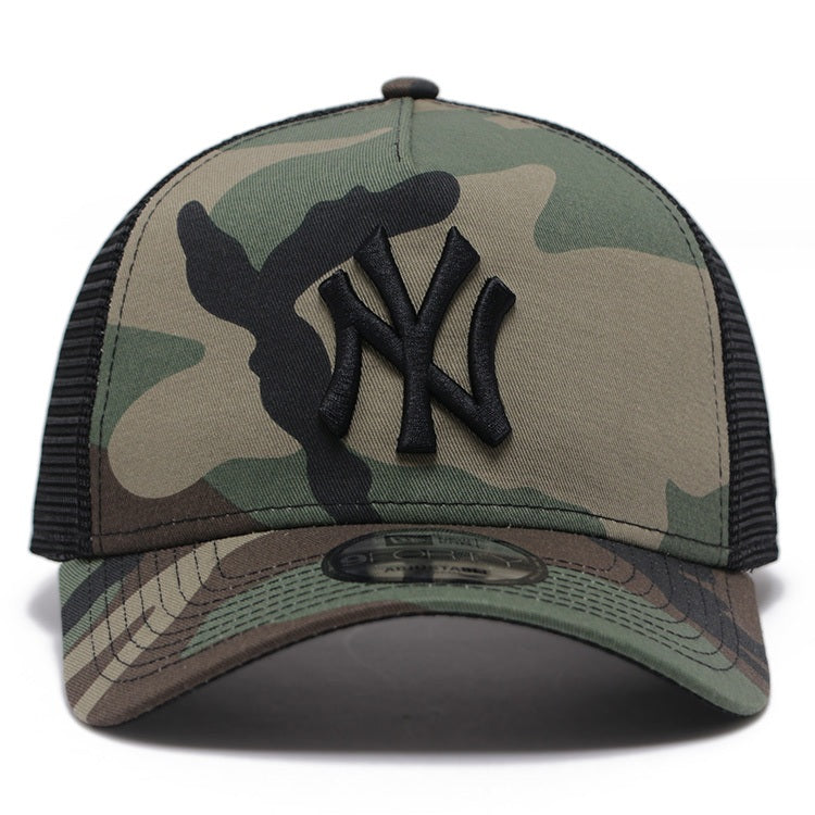 New York Yankees MLB Camo 9FORTY A-Frame Trucker Cap