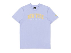 New Era New York Mix Treatment Lavender Short Sleeve T-Shirt