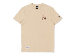 New York Yankees MLB Color Block Oat Milk Short Sleeve T-Shirt
