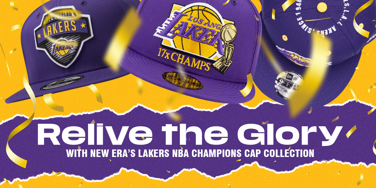 Relive the Glory with New Era's Lakers NBA Champions Cap Collection, What's New