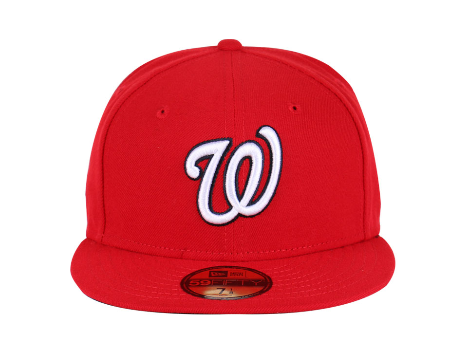 Washington Nationals MLB AC Perf Red 59FIFTY Cap (ESSENTIAL) | New Era ...