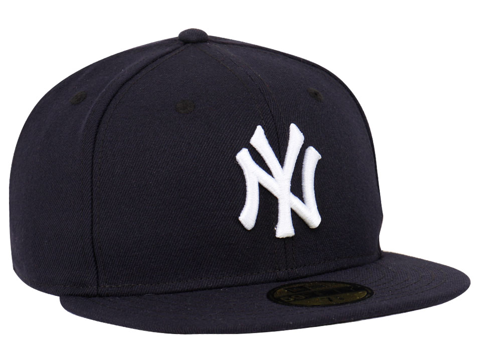 New York Yankees MLB AC Perf Navy Blue 59FIFTY Cap (ESSENTIAL) | New ...
