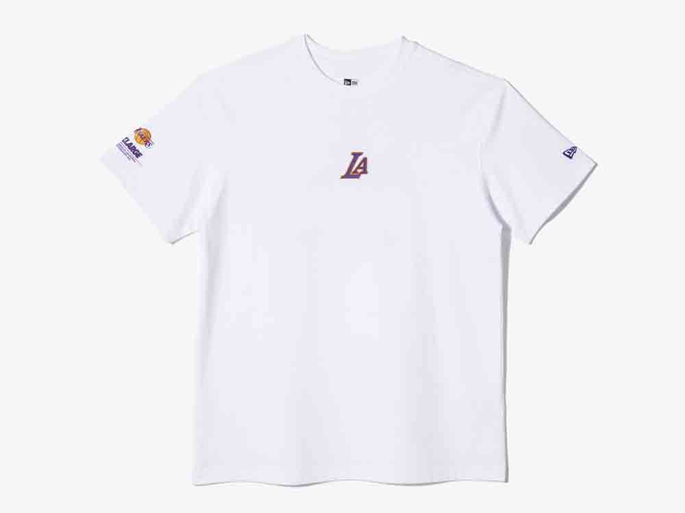 Los Angeles Lakers NBA XLarge Short Sleeve White Shirt | New Era Cap PH