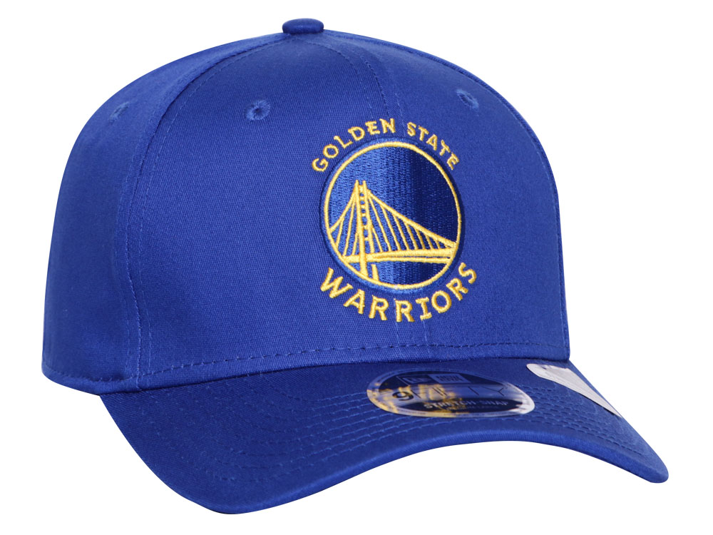 Golden State Warriors NBA Team Stretch Snap Blue 9FIFTY Cap | New Era ...
