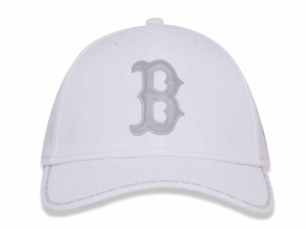 Boston Red Sox MLB Reflective Performance Fabric White 9FORTY Stretch ...