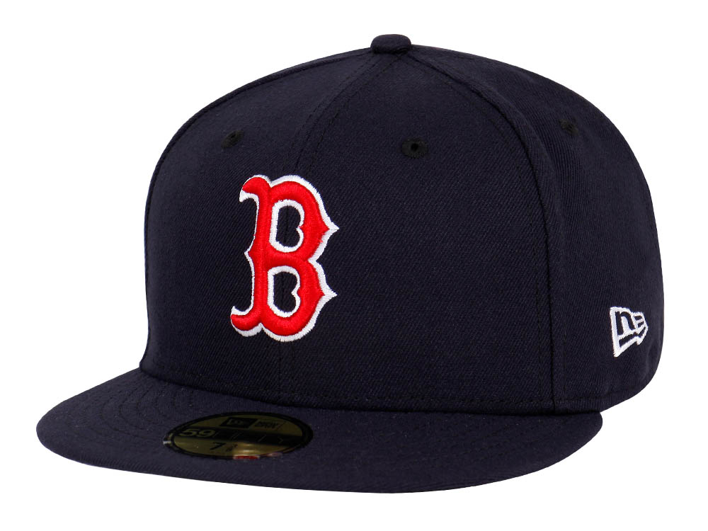 Boston Red Sox MLB AC Perf Navy 59FIFTY Fitted Cap (ESSENTIAL) | New ...
