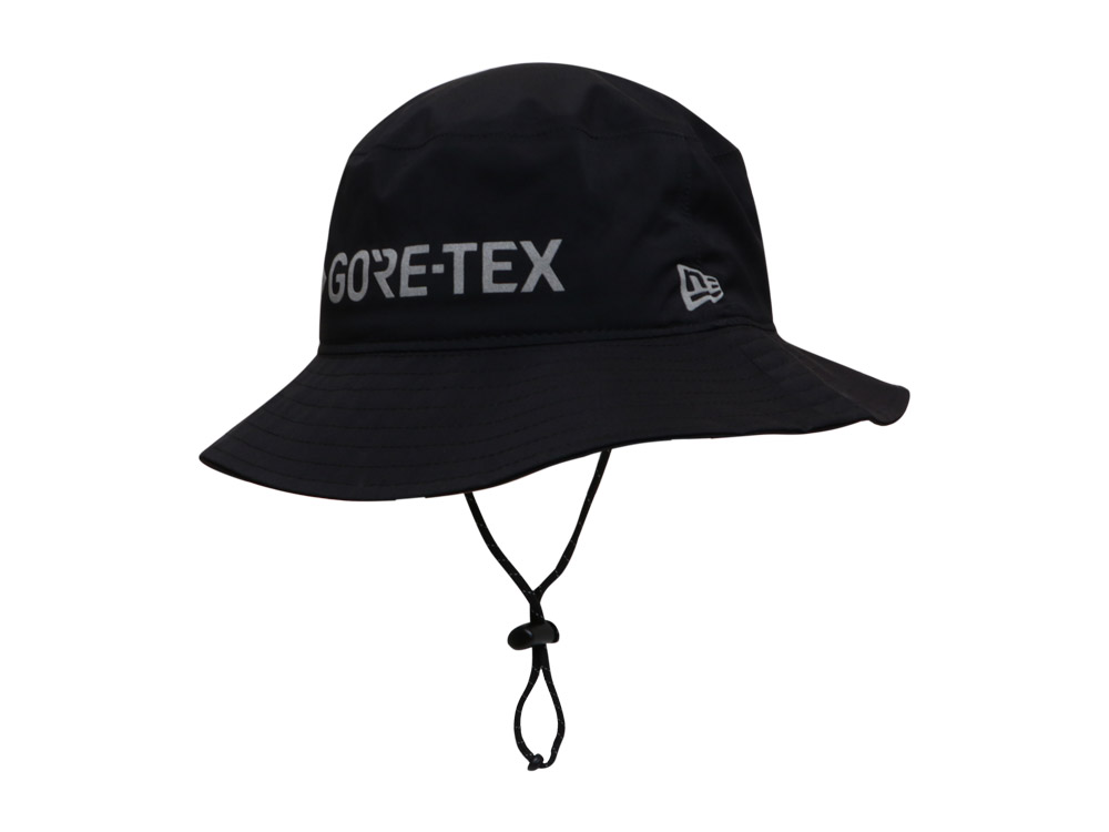 New Era Gore-Tex Outdoor Waterproof Black Adventure Light Bucket Hat ...