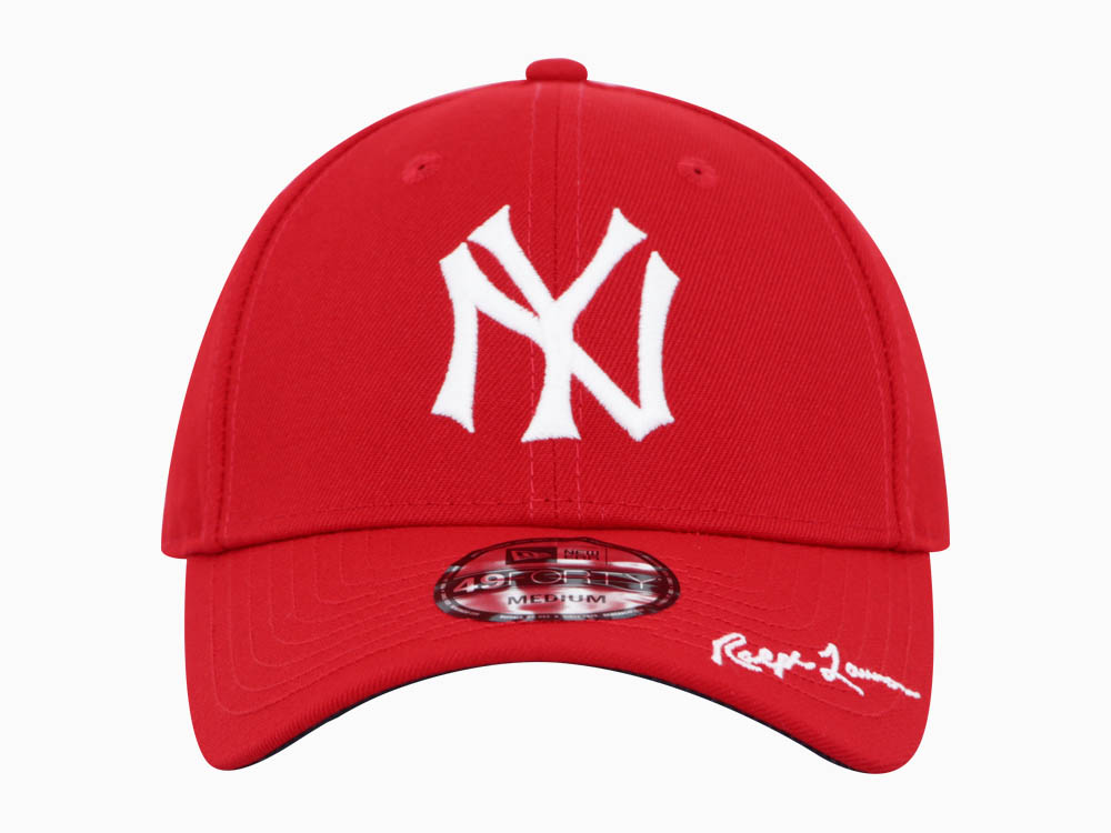 New York Yankees MLB NYC20 Ralph Lauren Polo Scarlet 49FORTY Cap | New