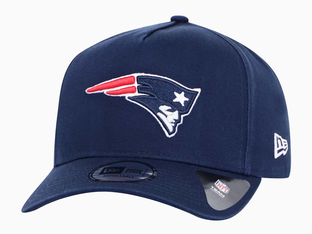 New England Patriots NFL Team Washed Dark Blue 9FORTY A-Frame Cap | New ...