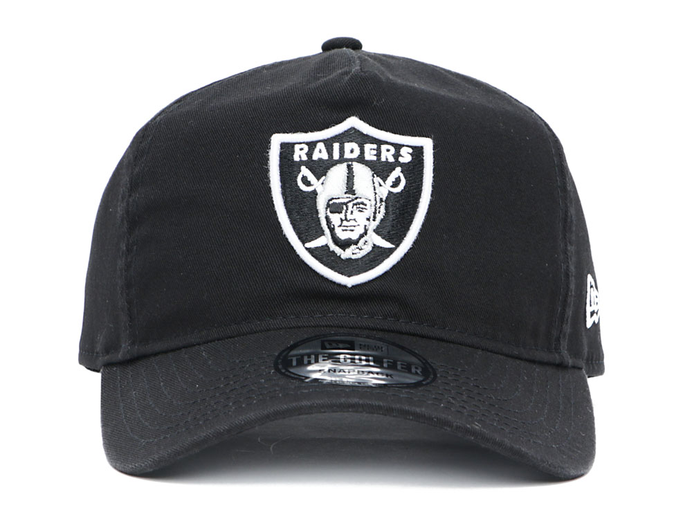 Las Vegas Raiders NFL Logo Black Old Golfer Cap | New Era Cap PH