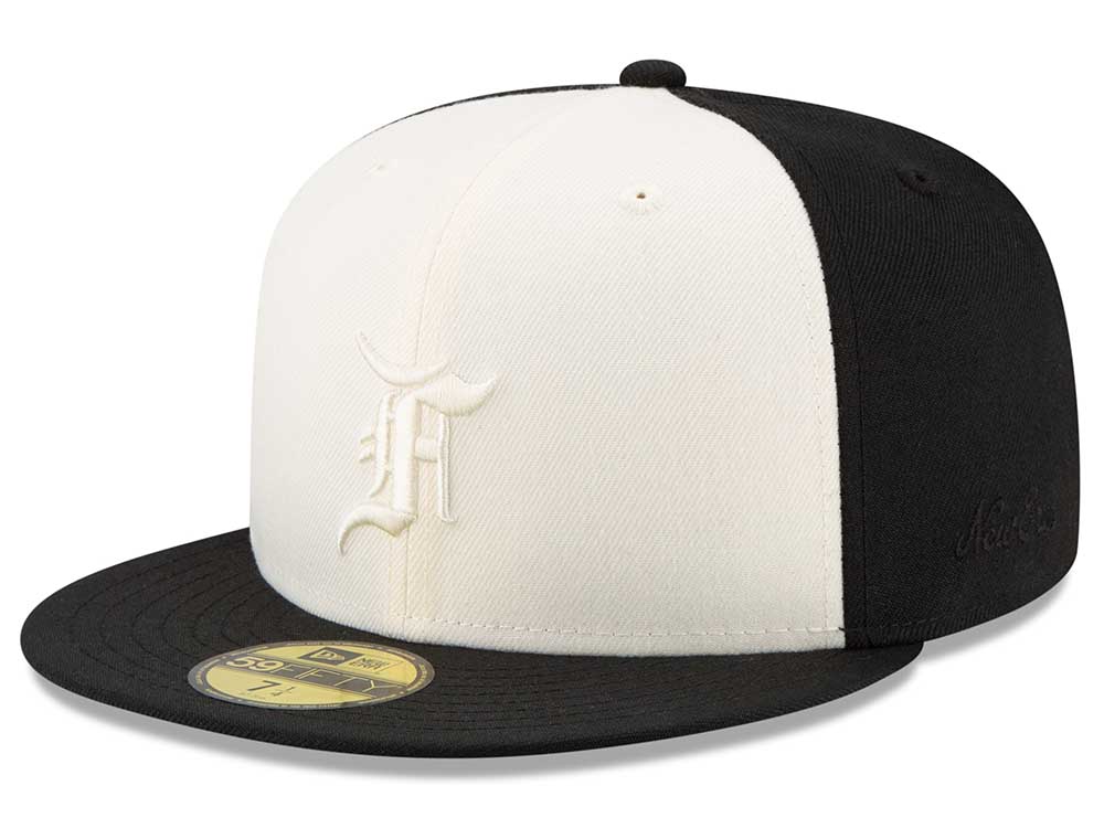 Fear of God Two Tone White Black 59FIFTY Cap (LIMITED RELEASE) | New ...
