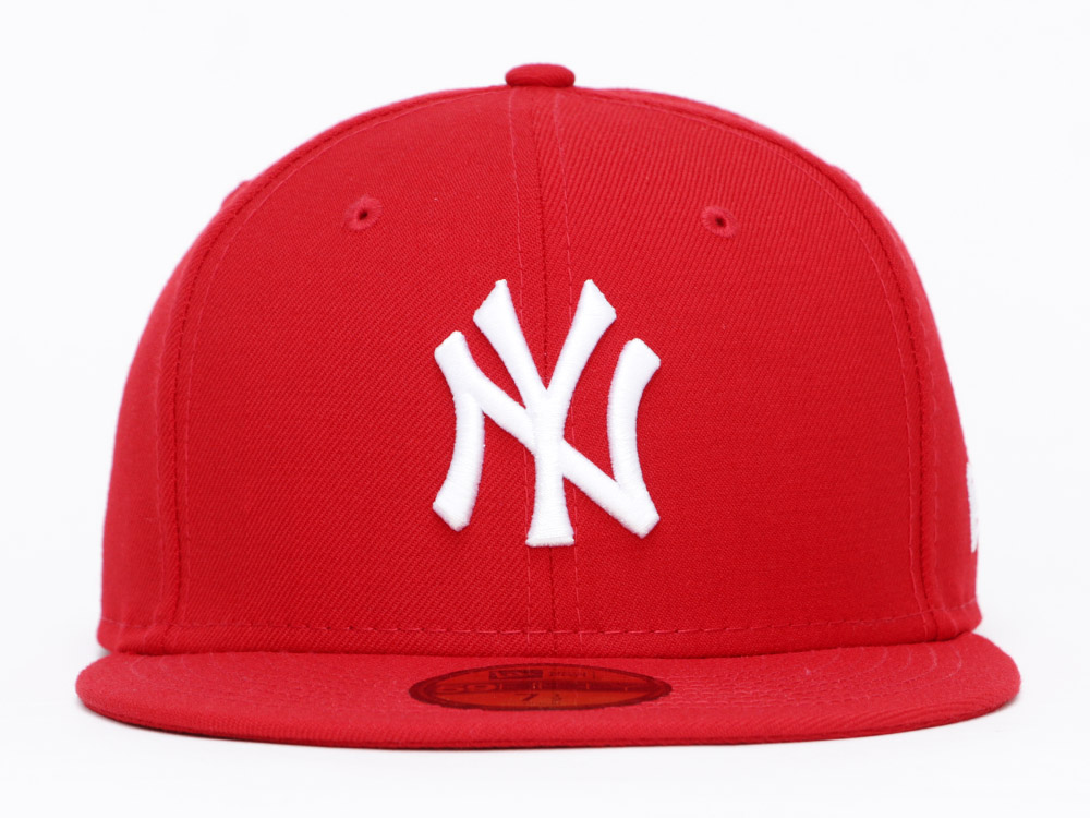New York Yankees MLB AC Perf Scarlet 59FIFTY Fitted Cap (ESSENTIAL ...