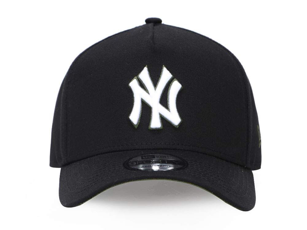 New York Yankees MLB Rifle Green Flag Black 9FORTY A-Frame Cap | New ...