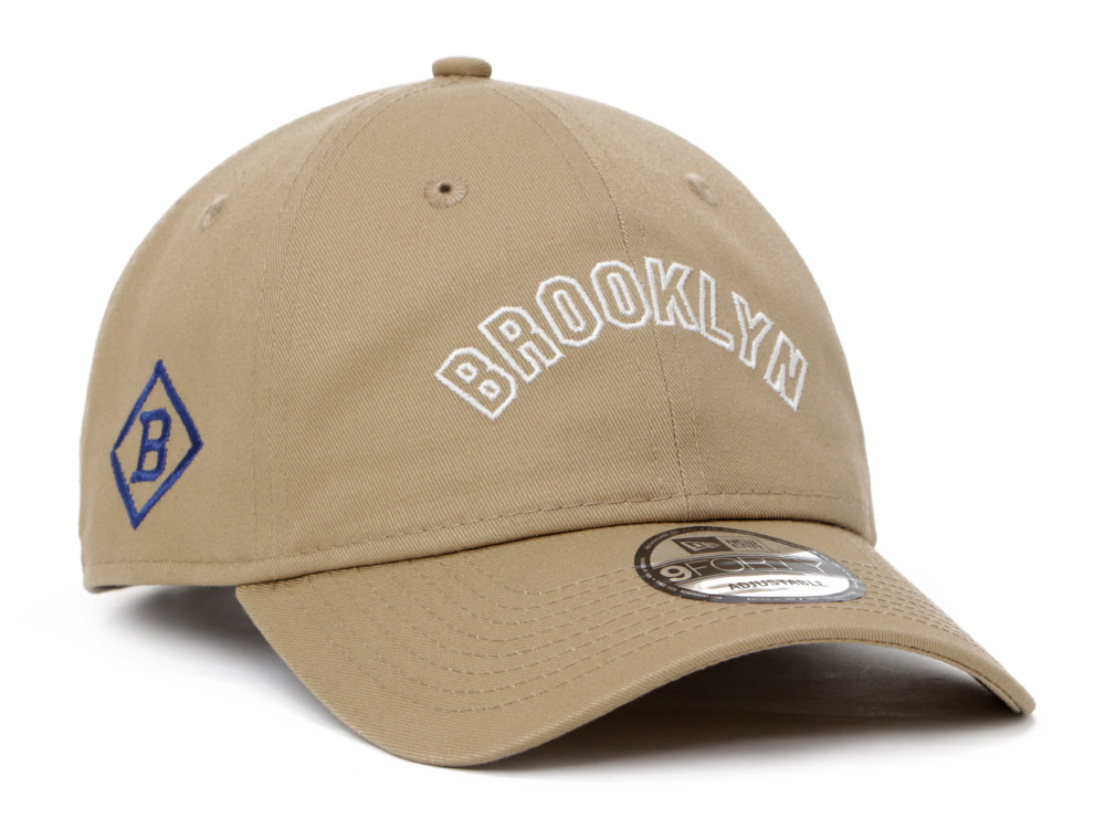 Brooklyn Dodgers MLB Cooperstown Wordmark Gold 9FORTY Unstructured Cap ...