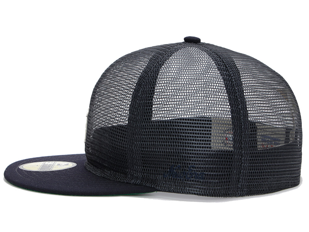 Fear of God Essential Full Mesh Navy 59FIFTY Fitted Cap (LIMITED ...