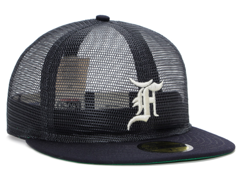 Fear of God Essential Full Mesh Navy 59FIFTY Fitted Cap (LIMITED