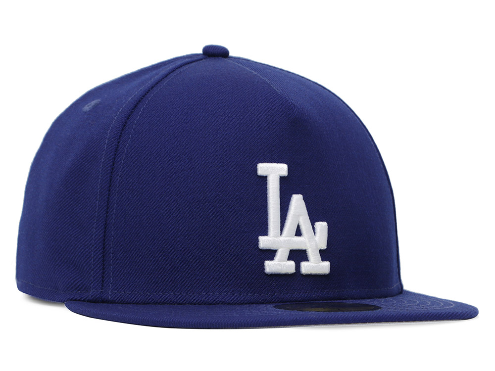 Los Angeles Dodgers MLB Dark Blue 59FIFTY Retro Crown Fitted A-Frame ...