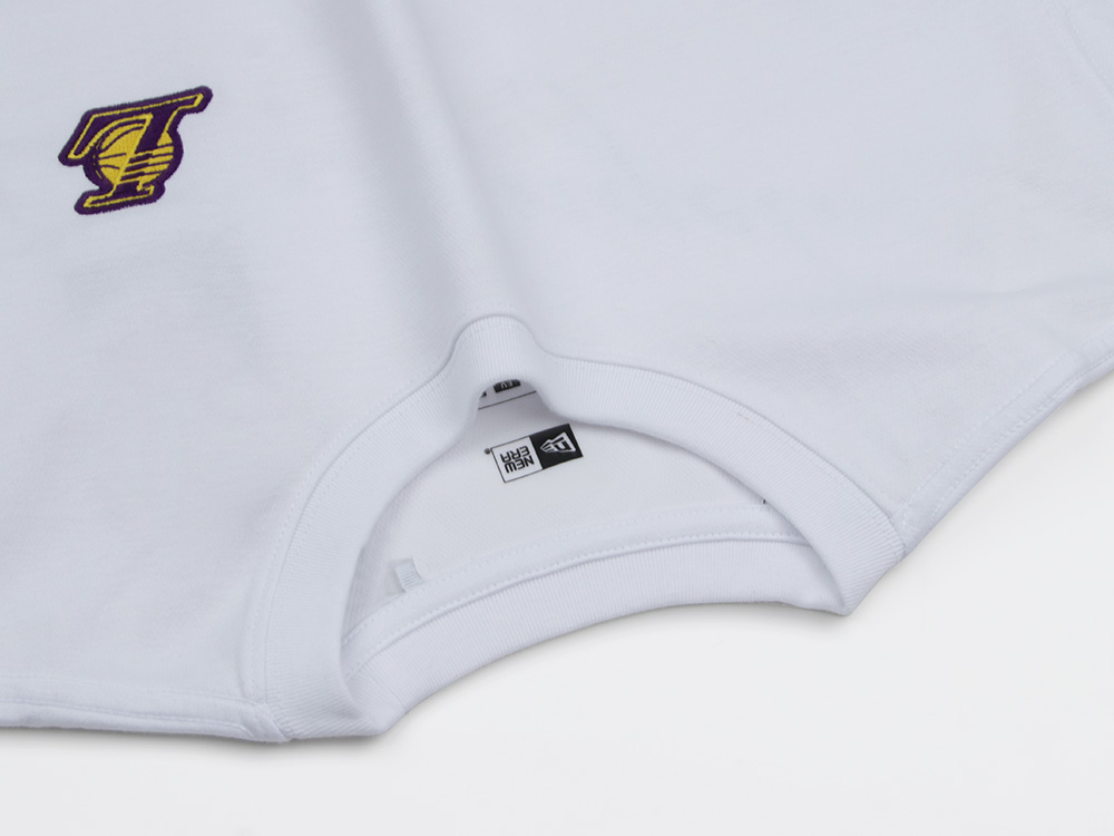 New era 60357058 NBA Team Logo Los Angeles Lakers Short Sleeve T-Shirt  White