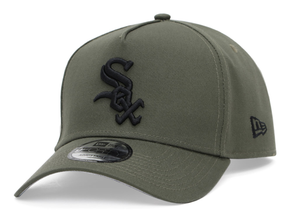 Chicago White Sox MLB World Series Olive 9FORTY A-Frame Adjustable Cap ...
