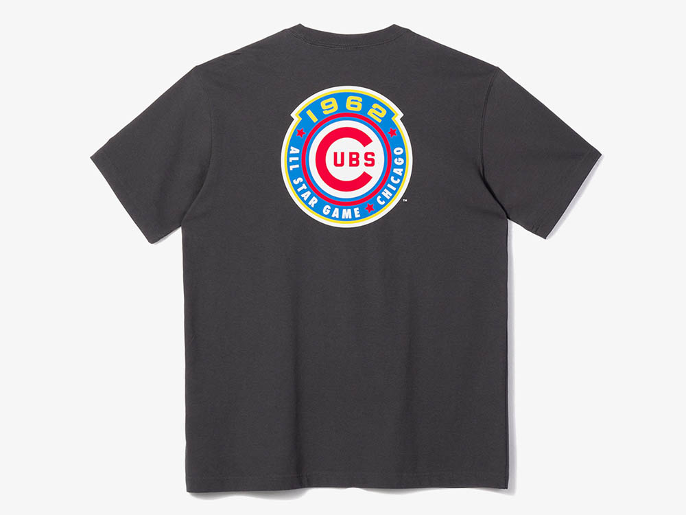 Chicago Cubs MLB Cooperstown All Star Dark Gray Short Sleeve T-Shirt