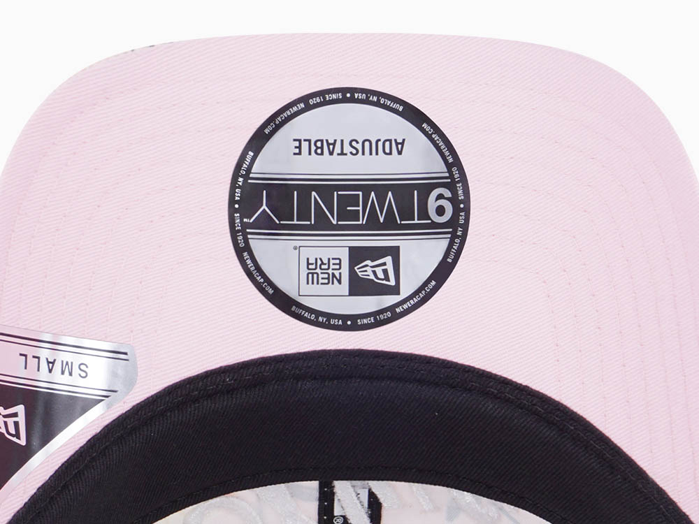 Women's Lightning New Era 9TWENTY Pink Floral Undervisor Adjustable Hat