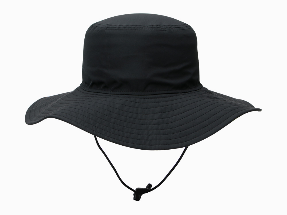 New Era Black Wide Brim Black Adventure Bucket Hat