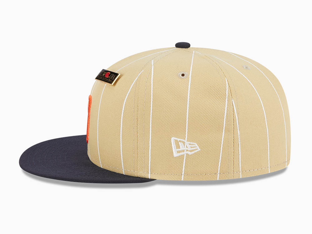 Detroit Tigers MLB 59FIFTY DAY 2023 Navy Vintage Gold Stripe 59FIFTY ...