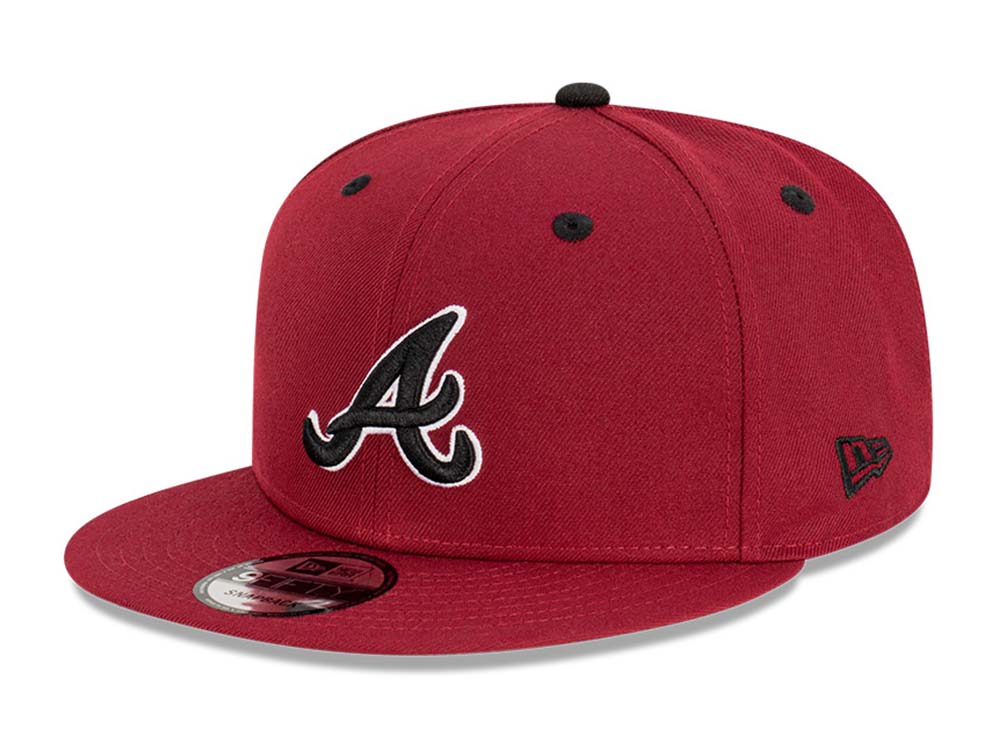 Atlanta Braves MLB Dark Cherry 9FIFTY Snapback Cap | New Era Cap PH