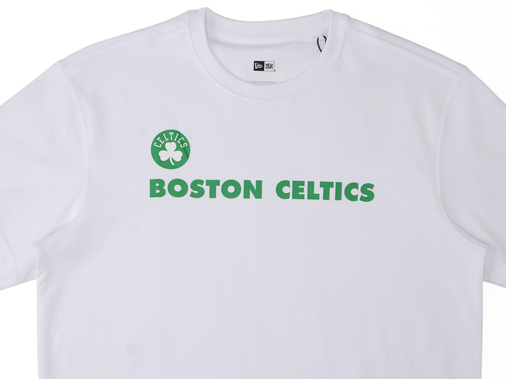 Boston Celtics NBA New Generation White Short Sleeve T-Shirt