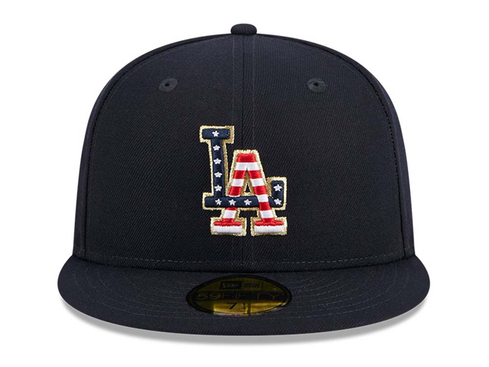 Los Angeles Baseball Hat Navy 1971 New Era 59FIFTY Fitted Navy / Scarlet | White | Metallic Silver / 7 3/4
