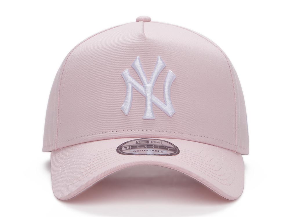 New York Yankees MLB Basic Pink 9FORTY A-Frame Adjustable Cap | New Era ...