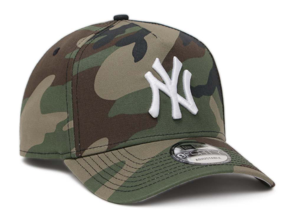 New York Yankees MLB Core Camo 9FORTY A-Frame Snapback