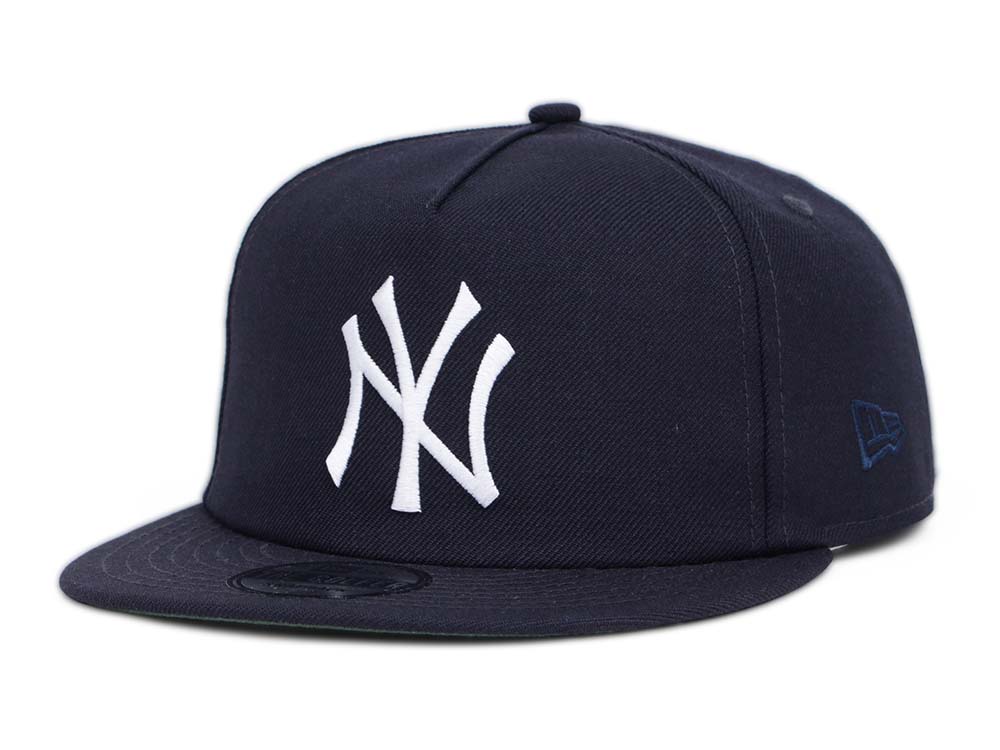 New York Yankees MLB Team Color Navy Golfer Unstructured Snapback Cap ...